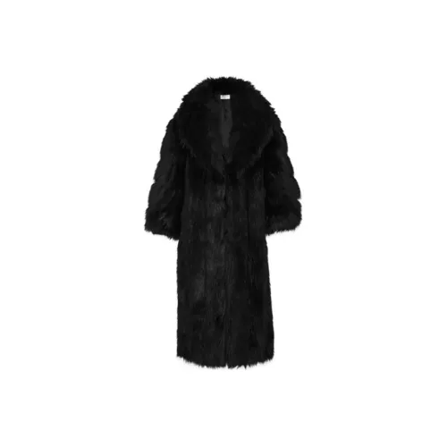 SAINT LAURENT Coats Women's Black