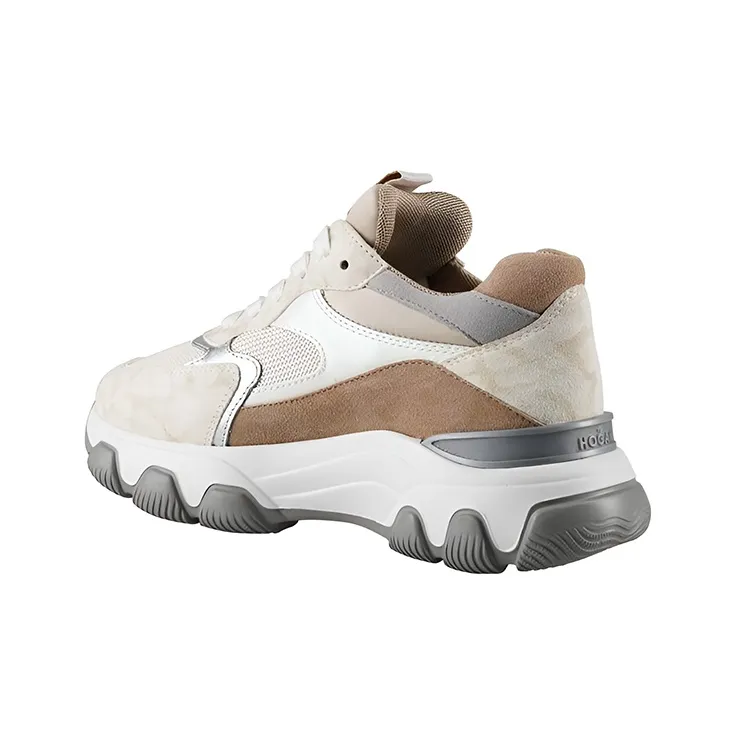 HOGAN Hyperactive Low-Top Casual Shoes Women's Beige-3