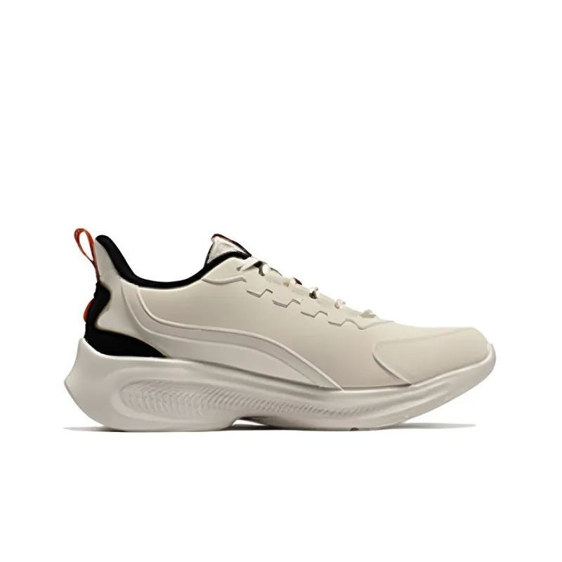 361° Cushioning Anti-Slip Wear-Resistant Water-Resistant Lightweight Rebound Low-Top Running Shoes Men's White Black-1