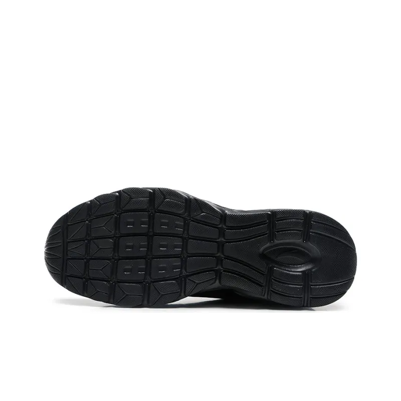 Anta Running Collection Anti Slip Wear Resistant Low Top Running Shoes Men's Black Gray Color-5