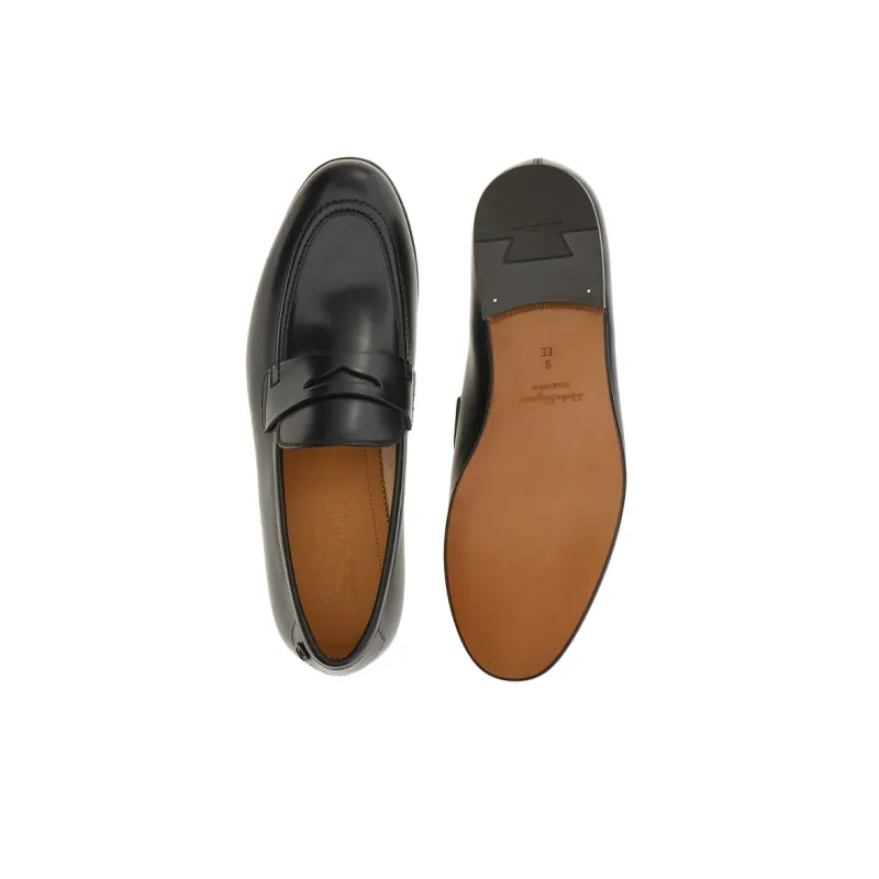 Ferragamo Dress Shoes Men Low Top Black-2