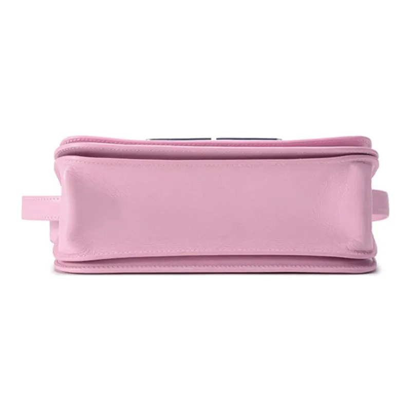 Balenciaga Gossip Cow Leather Shoulder Bag Portable Crossbody Bag Shoulder Bag Small Size Women's Light Pink-4