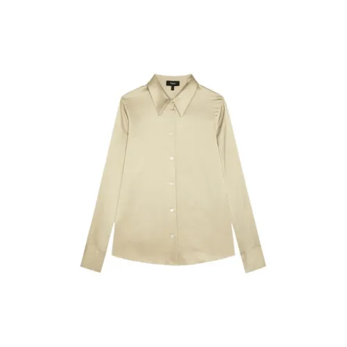 THEORY Shirts Women's Champagne