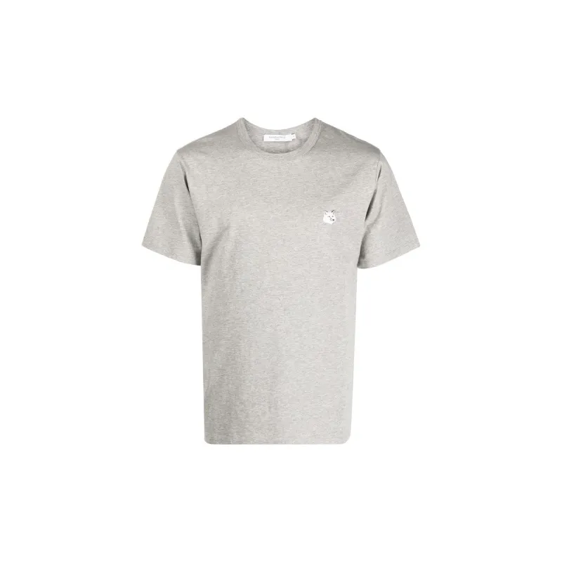 Maison Kitsune T Shirts Men Gray-0