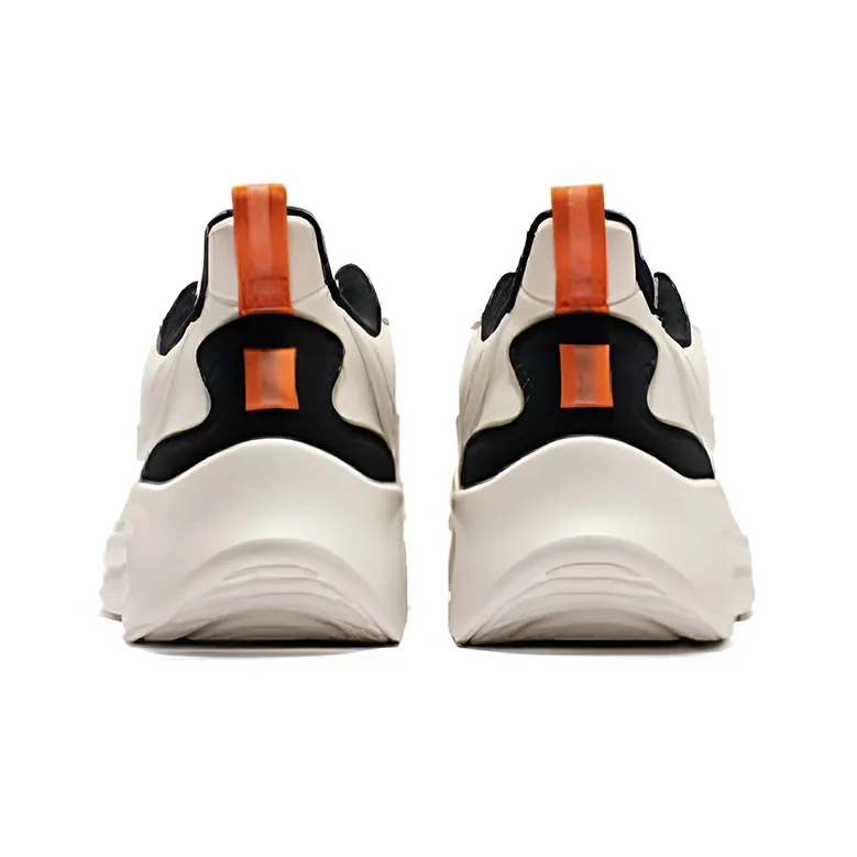 361° Cushioning Anti-Slip Wear-Resistant Water-Resistant Lightweight Rebound Low-Top Running Shoes Men's White Black-2