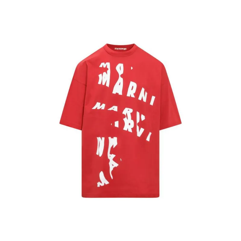 MARNI T Shirts Men Red-0