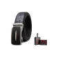 Stone Pattern Blue Strap Matte Pearl Gunmetal Buckle+Premium Box