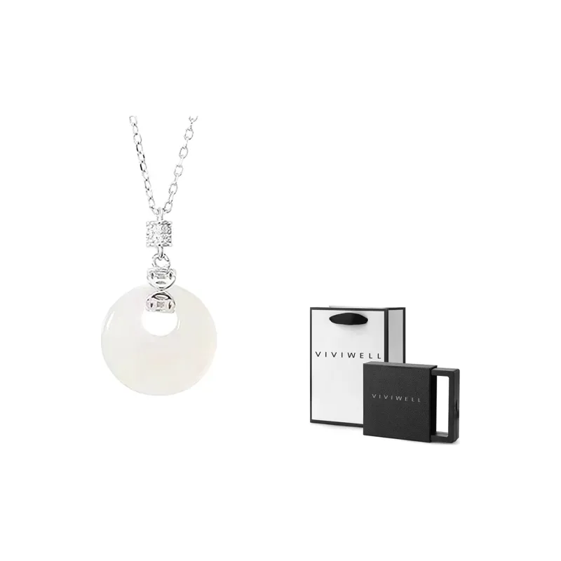 VIVIWELL Colored Glaze Necklaces Women's-0