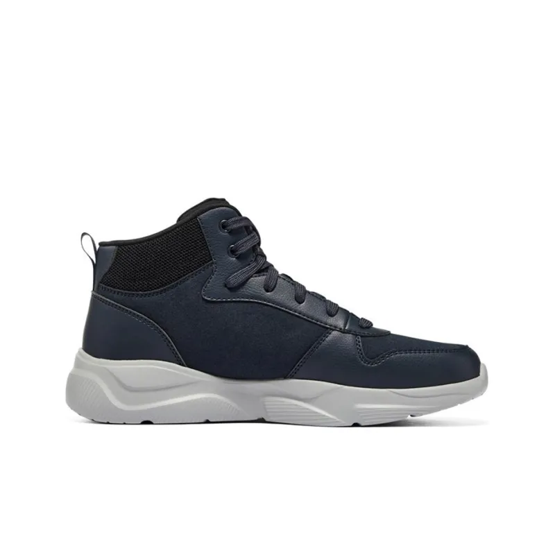 Skechers D'LITES WAVE Shock Absorbers With Slip Resistant And Abrasion Resistant Properties High Top Casual Shoes Men's-1