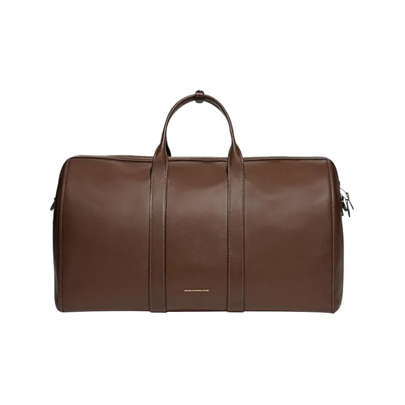 COACH Gotham Cow Leather Travel Bag Handbag Crossbody Bag Large Size Men's Dark Brown-0