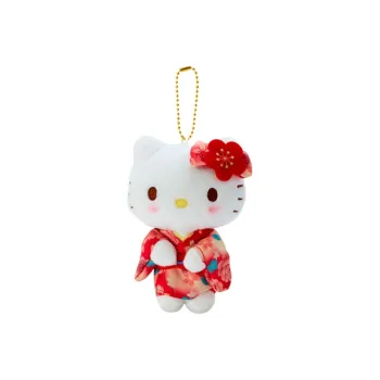 Sanrio Hello Kitty Gradient Kimono Dolls Plush Pendant 12cm High