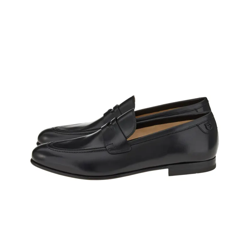 Ferragamo Dress Shoes Men Low Top Black-3