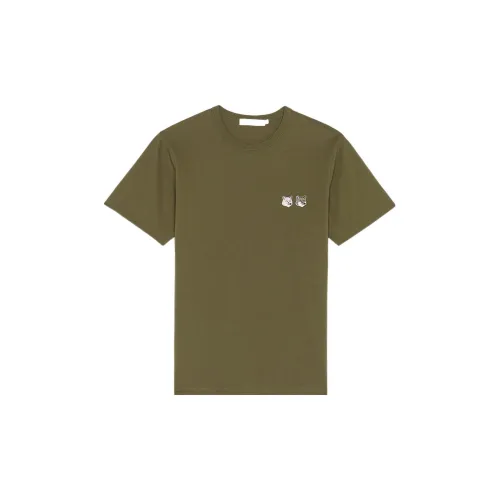 Maison Kitsune Back To Series T-Shirts Men Green