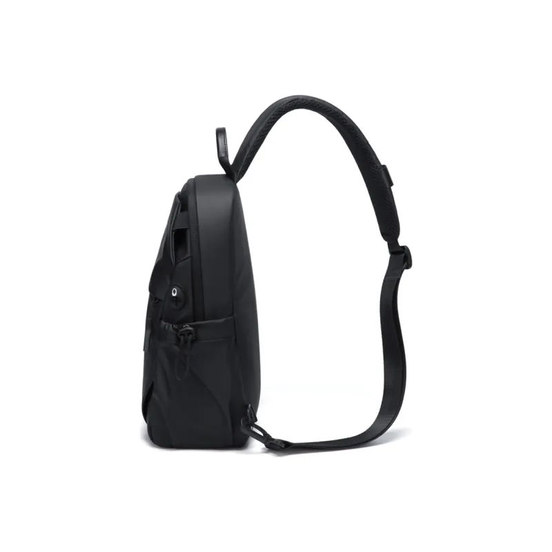 GOLF Fabric Shoulder Bag, Crossbody Bag, Fanny Pack, Sling Bag Medium Size Men's Black/Gray-2