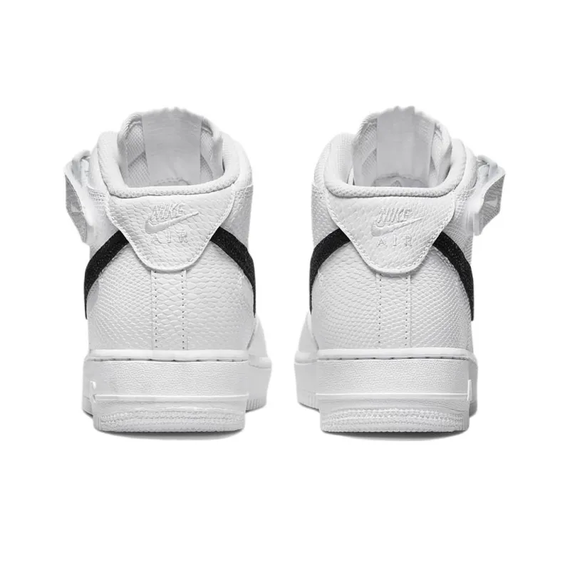 Nike Air Force 1 Mid '07 Snakeskin White Black Women's-4