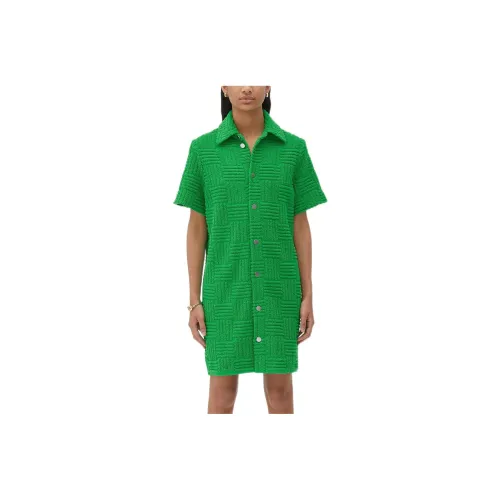 Bottega Veneta Short-Sleeved Dresses Women's Green