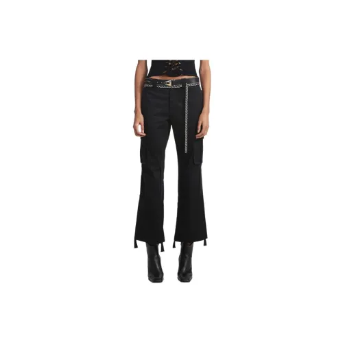 DION LEE Casual Pants Unisex Black