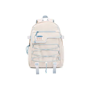 Sound For Life Oxford Laptop Backpack Regular Women's Ecru/Purple