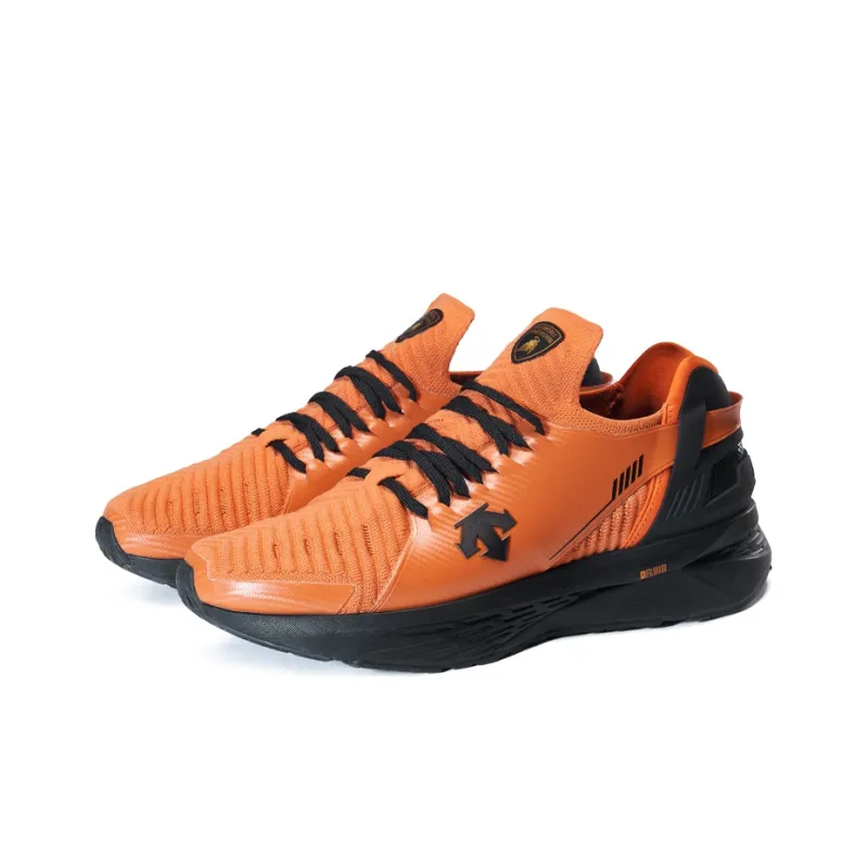 Lamborghini x DESCENTE ENERZITE FLUID Cushioning Breathable Low-Top Casual Running Shoes Men's Orange-1