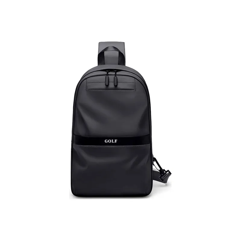 GOLF Oxford Crossbody Bag Cycling Bag Sling Bag Regular Men's Black/Dark Gray With Black-1