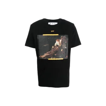OFF WHITE Arrow Caravaggio St. Fran Skate Slim Tee