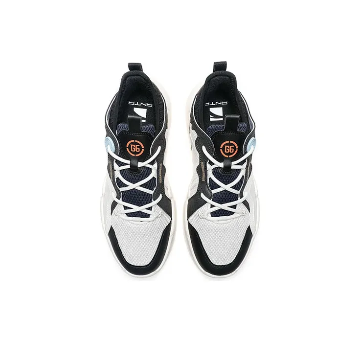 Anta G6 Life Collection Low Top Sports Casual Shoes Men's White Black Blue-3