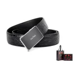 Black Strap with Silver Inner Buckle+Advanced Box