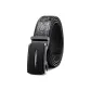 Stone Pattern Black Strap with Powder-Coated Black Buckle