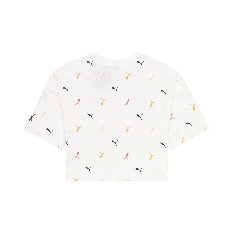 PUMA CLASSICS T Shirt Women's White-1