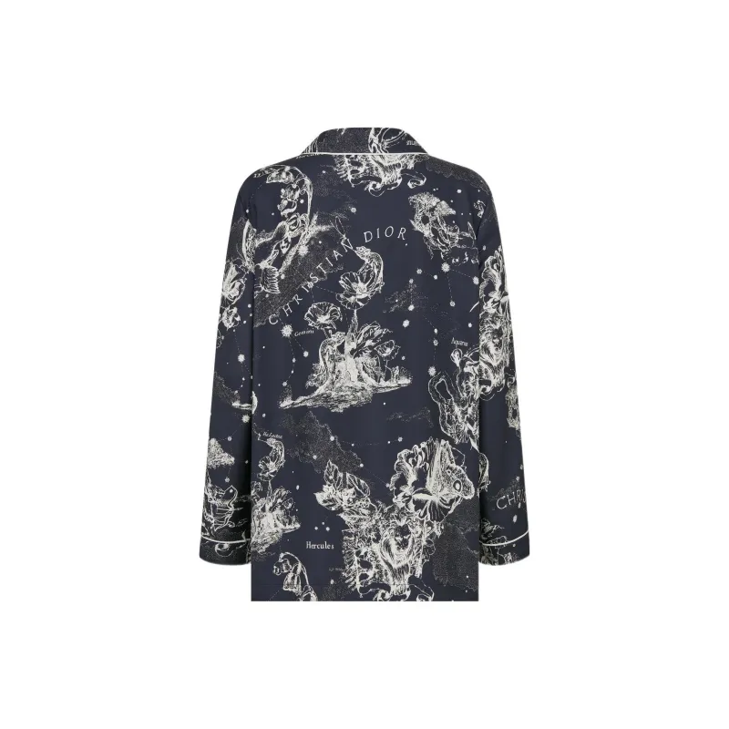DIOR FW22 Shirt Women's Dark Blue-1