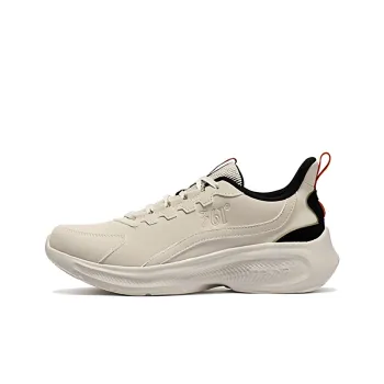 361° Cushioning Anti-Slip Wear-Resistant Water-Resistant Lightweight Rebound Low-Top Running Shoes Men's White Black