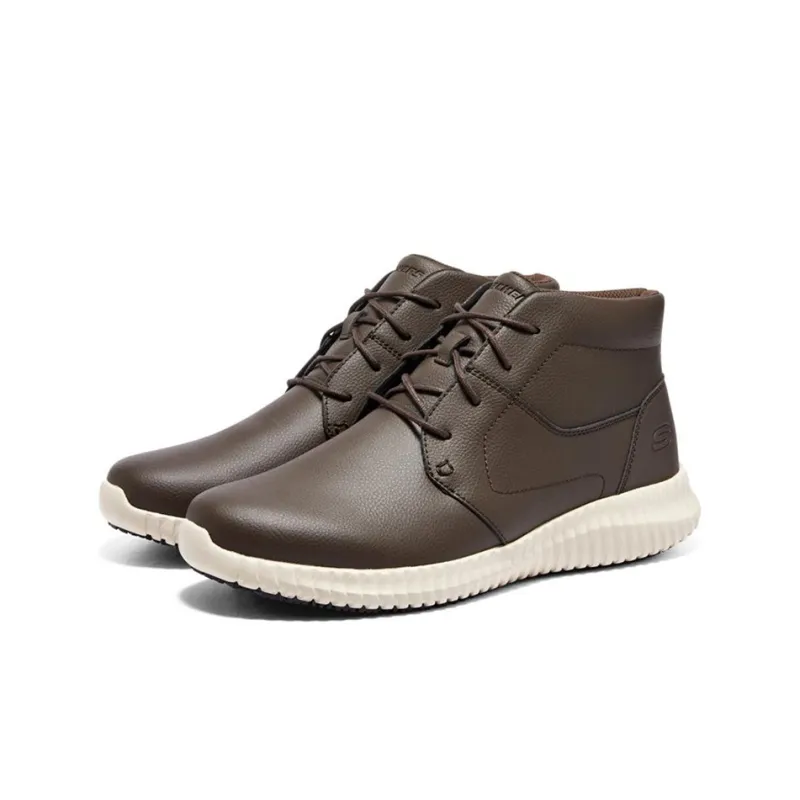Skechers Work Relaxed Fit Cushioning, Slip Resistant, And Abrasion Resistant High Top Casual Shoes Men's Brown-2