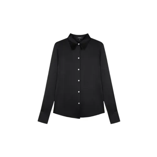 THEORY Shirts Women's Black