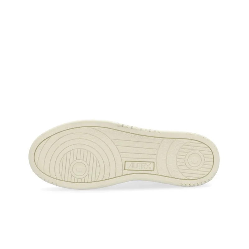 AUTRY Open Low Leather Suede 'White' Women's-4