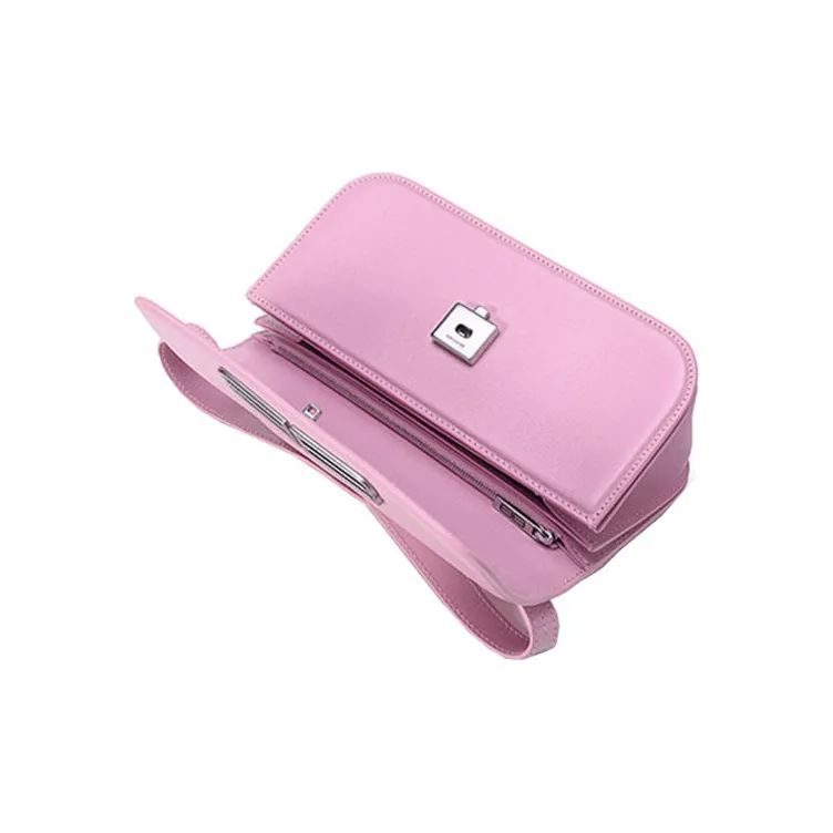 Balenciaga Gossip Cow Leather Shoulder Bag Portable Crossbody Bag Shoulder Bag Small Size Women's Light Pink-5