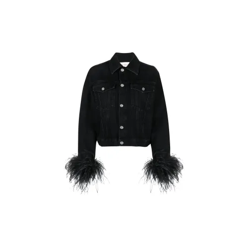 Valentino Denim Jackets Women's Black