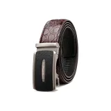 Stones Textured Brown with Matte Bead Gunmetal Buckle