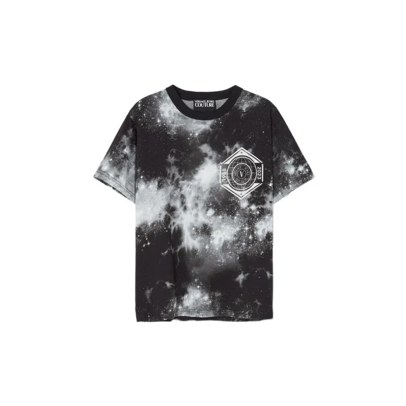 VERSACE JEANS COUTURE Logo Tie dye T shirt-0