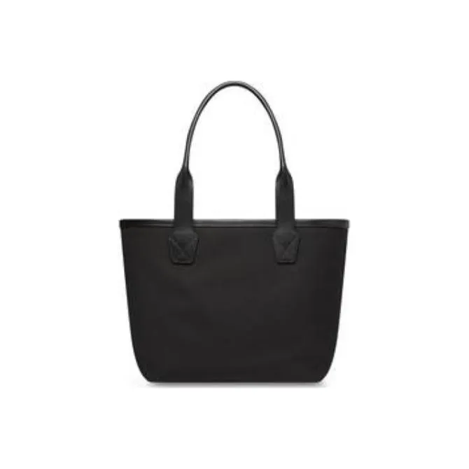 Balenciaga Cotton Canvas Tote Bag Shopping Bag Shoulder Bag Handbag Small Size Women's Black-2