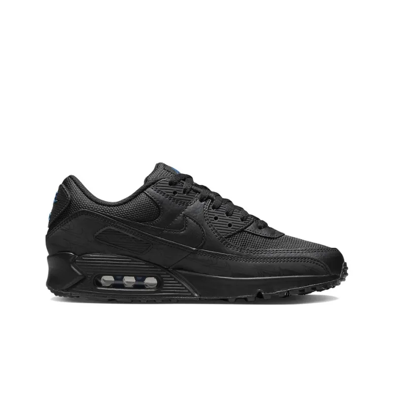 Nike Air Max 90 Black Blue Reflective-1