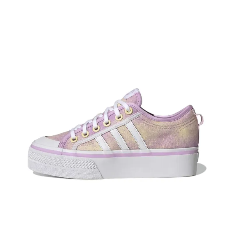 Adidas Nizza Platform 'Lilac Yellow' Women's-0