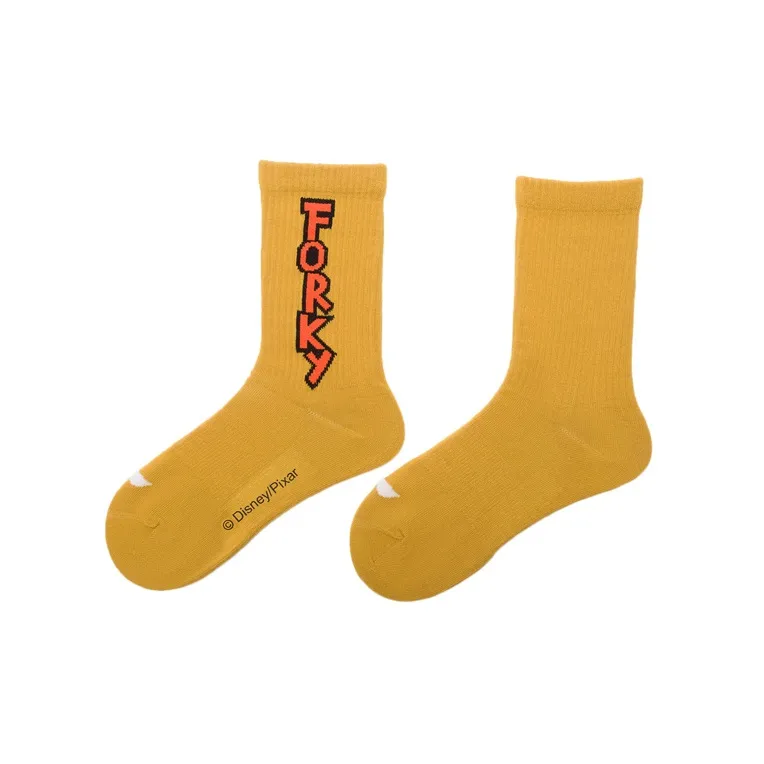 LiNing x Disney Toy Story Series Mid Calf Socks Unisex 2 Pack Yellow-2