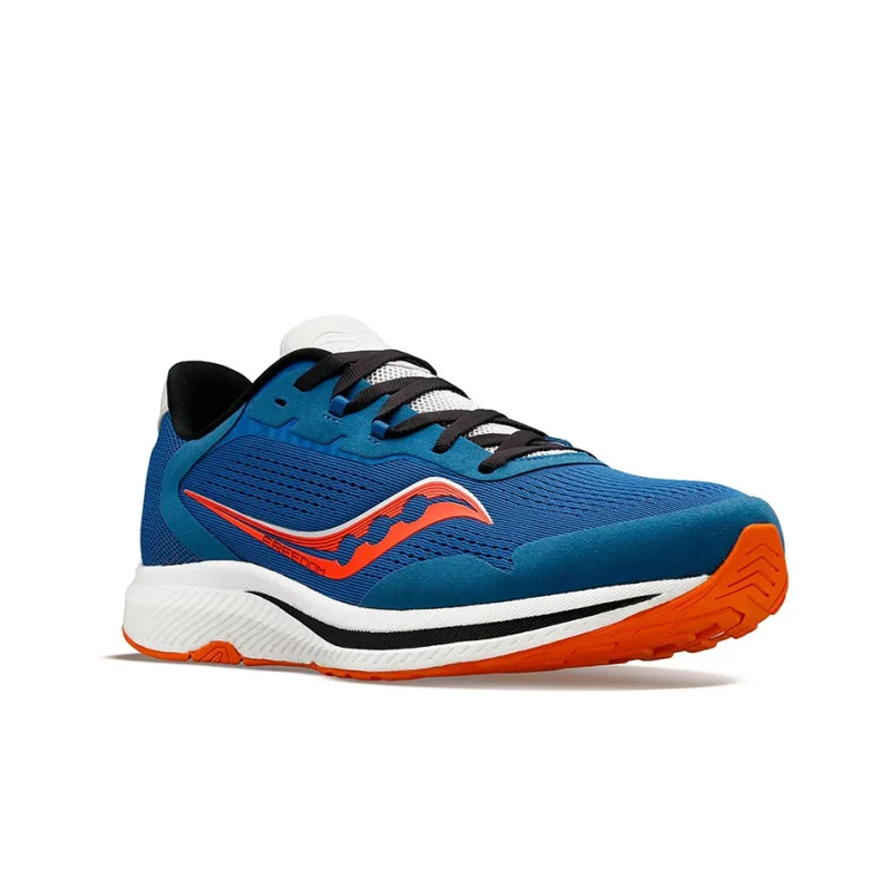 Saucony Freedom 4 Cushioning Anti-Slip And Wear-Resistant Low-Top Running Shoes Men's Dark Blue-2
