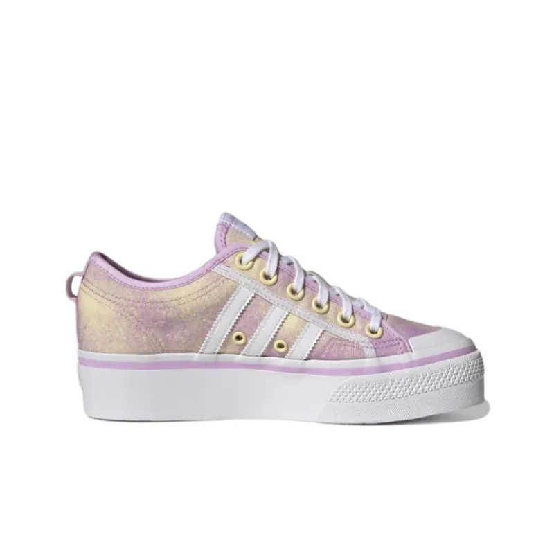 Adidas Nizza Platform 'Lilac Yellow' Women's-1