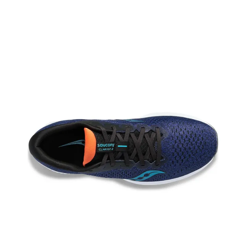 Saucony Clarion 2 Running Shoes Men Low-Top Blue/White-3