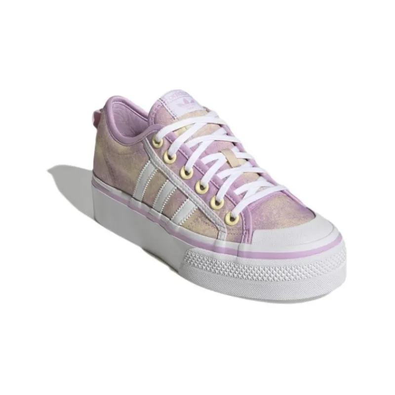 Adidas Nizza Platform 'Lilac Yellow' Women's-2