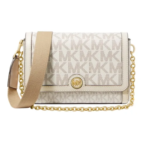 MICHAEL KORS Artificial Leather Shoulder Bag Crossbody Bag Small Size Women's Cream
