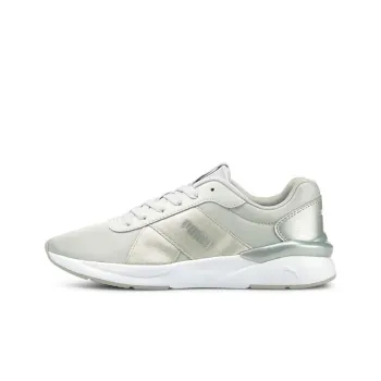 PUMA Rose Metallic Pop Low-Top Running Shoes Women's Gray Silver