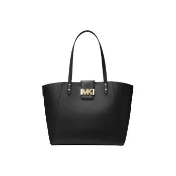 MICHAEL KORS Karlie Leather One Shoulder Handbag Large Size Women's Black