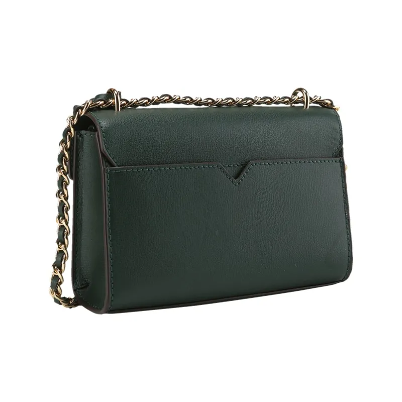 MICHAEL KORS Rose Cow Leather Crossbody Bag Small Size Women's Green-2